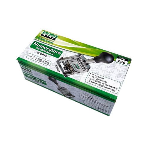 Numeratore automatico Lebez a 6 cifre 5 mm - 206L